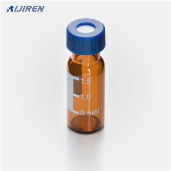 10mm HPLC GC glass vials natural rubber